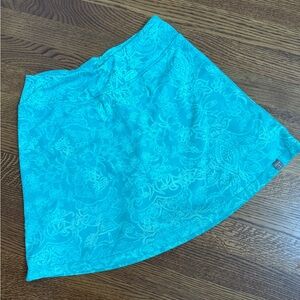 TITLE NINE Floral‎ Scroll Dream Skort Tennis Golf Pickleball Performance XS